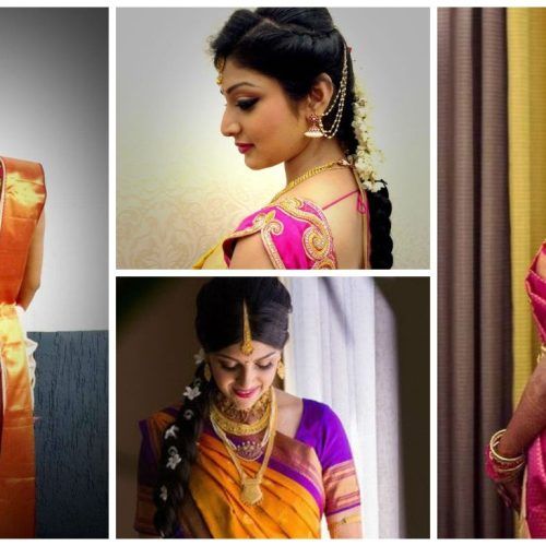 Indian Wedding Hairstyles For Long Hair On Saree (Photo 11 of 15)