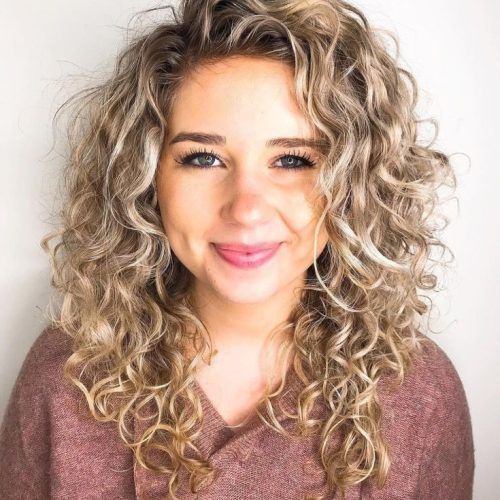 Layered Curly Medium Length Hairstyles (Photo 8 of 20)