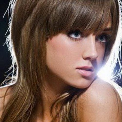Long Choppy Layers And Wispy Bangs Hairstyles (Photo 15 of 20)