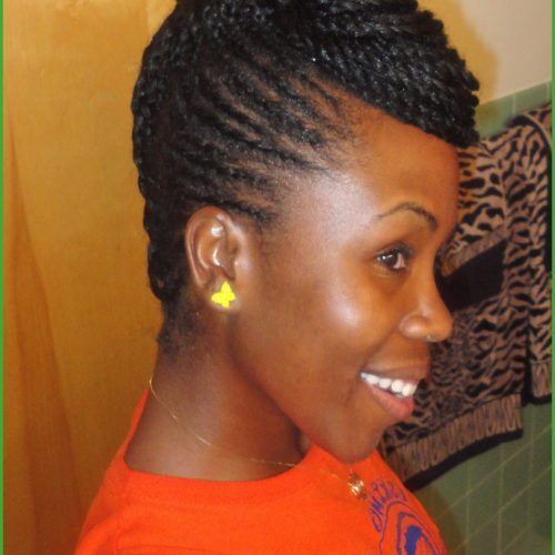 Lovely Black Braided Updo Hairstyles (Photo 16 of 20)