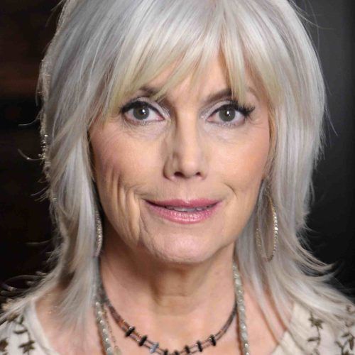 Medium Haircuts For Grey Haired Woman (Photo 14 of 20)