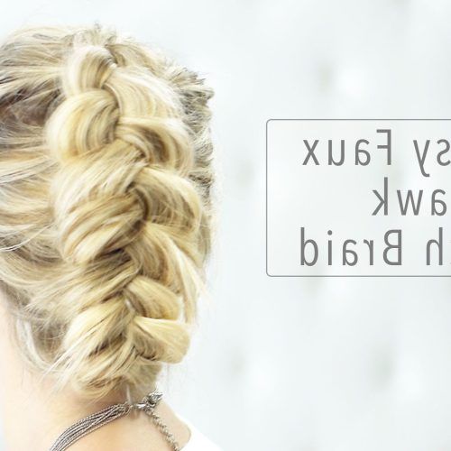 Messy Fishtail Faux Hawk Hairstyles (Photo 13 of 20)