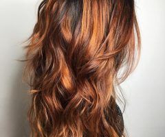 20 Ideas of Natural Layers and Ombre Highlights Long Shag Hairstyles