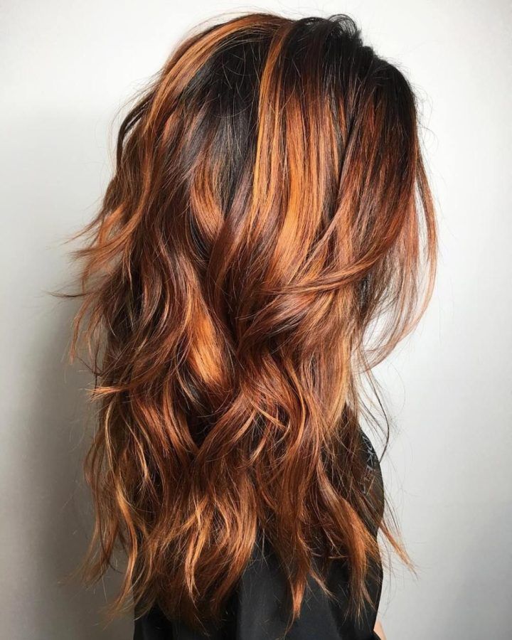 20 Ideas of Natural Layers and Ombre Highlights Long Shag Hairstyles