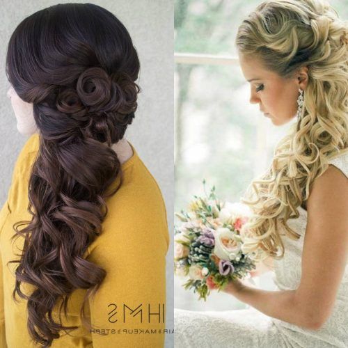One Side Up Wedding Hairstyles (Photo 10 of 15)