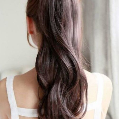 Ponytail Hairstyles For Brunettes (Photo 5 of 20)