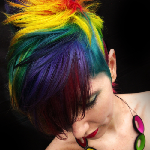 Rainbow Bright Mohawk Hairstyles (Photo 7 of 20)