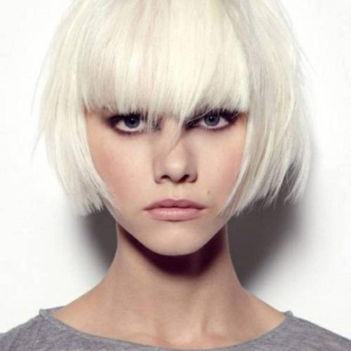 Sharp And Blunt Bob Hairstyles With Bangs (Photo 10 of 20)