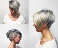 20 Collection of Silver Pixie Haircuts with Side Swept Bangs
