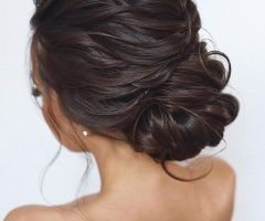 15 Collection of Teased Evening Updo for Long Locks