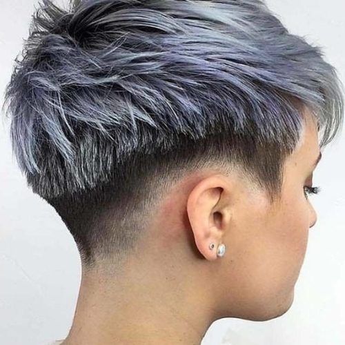 Tousled Pixie With Undercut (Photo 15 of 15)