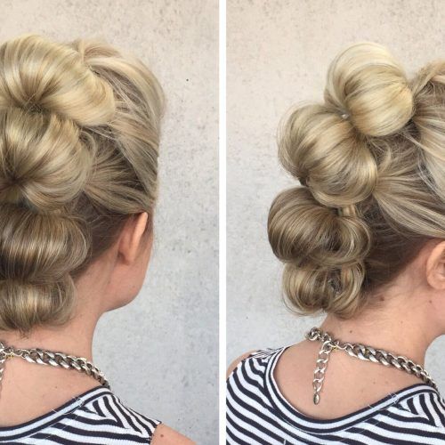 Unique Updo Faux Hawk Hairstyles (Photo 16 of 20)