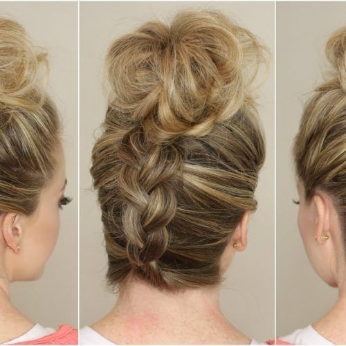 Upside Down French Braids Into A Bun (Photo 3 of 15)