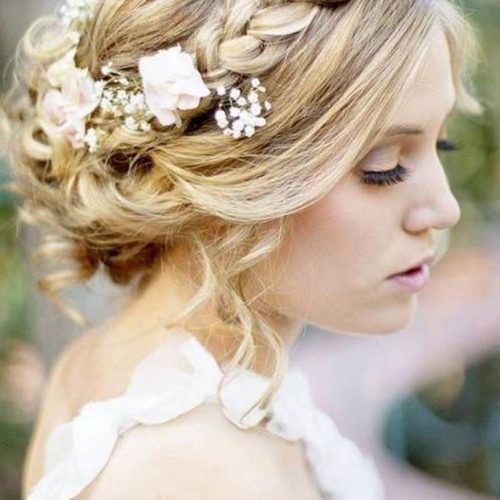 Wedding Hairstyles For Short Hair With Veil And Tiara (Photo 2 of 15)