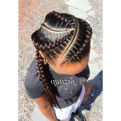 Curved Goddess Braids Hairstyles (Photo 7 of 20)