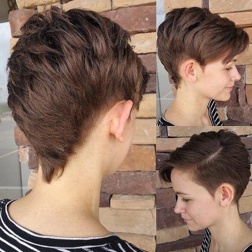 Short Hair Wedding Fauxhawk Hairstyles With Shaved Sides (Photo 6 of 20)