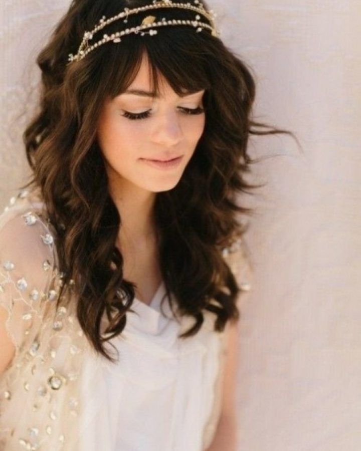 2024 Popular Wedding Hairstyles for Long Hair and Fringe