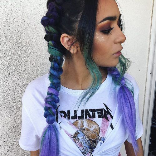 Blue Braided Festival Hairstyles (Photo 1 of 20)