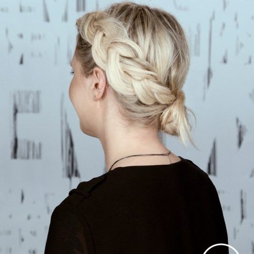Chunky French Braid Chignon Hairstyles (Photo 20 of 20)