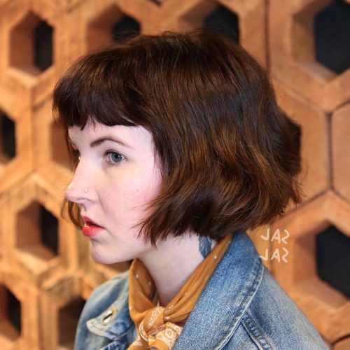 Short Bob Hairstyles With Cropped Bangs (Photo 16 of 20)