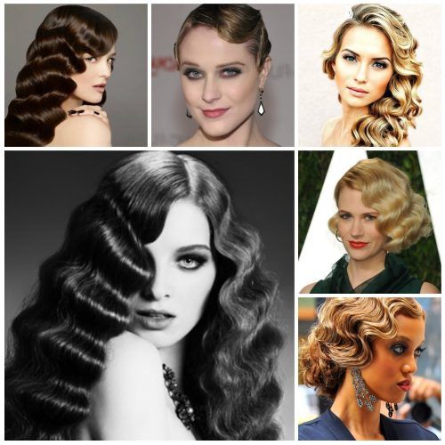 Finger Waves Long Hair Updo Hairstyles (Photo 6 of 15)