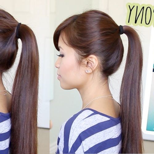 Poofy Ponytail Hairstyles With Bump (Photo 7 of 20)