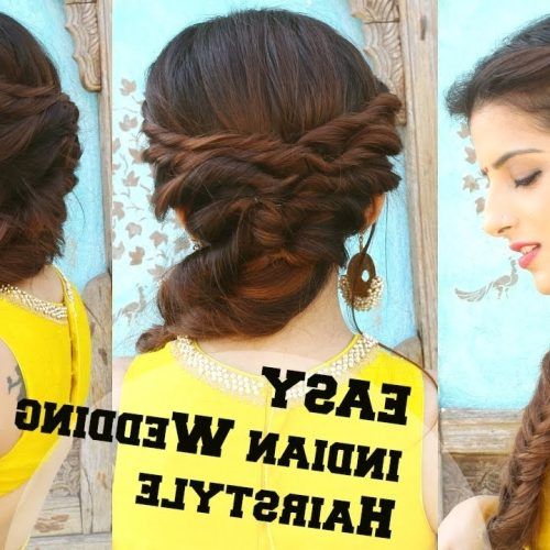 Easy Indian Wedding Hairstyles For Medium Length Hair (Photo 13 of 15)