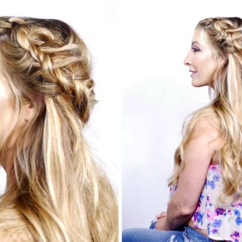 Fishtail Crown Braid Hairstyles (Photo 6 of 20)