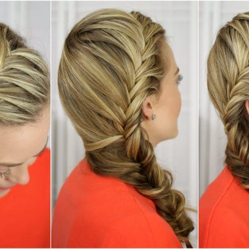 Fishtail Side Braid Hairstyles (Photo 9 of 20)