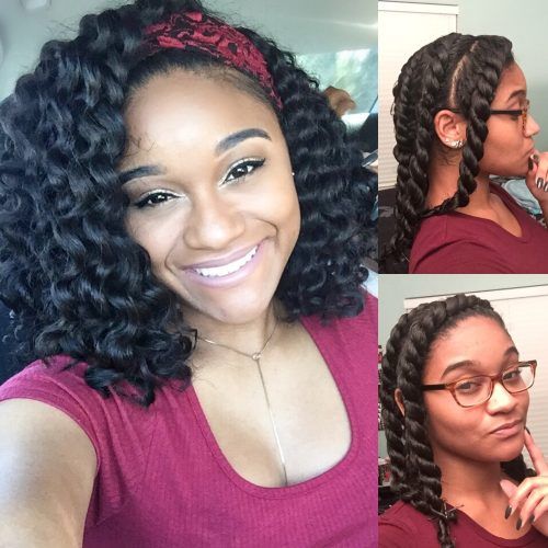 Flat Twists Into Twist Out Curls (Photo 1 of 15)
