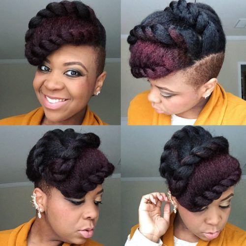 Twist Updo Hairstyles For Black Hair (Photo 7 of 15)