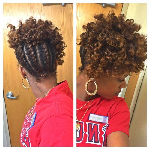 Flat Twist Updo Hairstyles With Extensions (Photo 5 of 15)