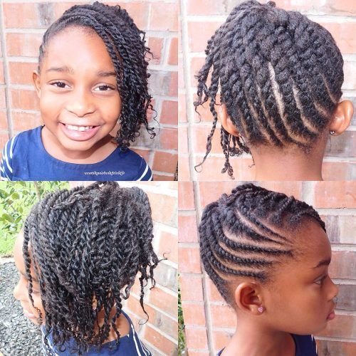 Two Strand Twist Updo Hairstyles For Natural Hair (Photo 4 of 15)
