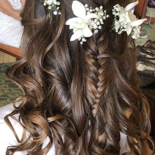Wedding Hairstyles For Long Dark Hair (Photo 10 of 15)