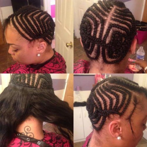 Cornrows And Sew Hairstyles (Photo 9 of 15)