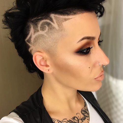 Platinum Mohawk Hairstyles With Geometric Designs (Photo 11 of 20)