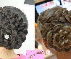 15 Inspirations French Braids in Flower Buns