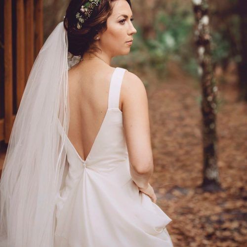 Wedding Hairstyles With Veil And Flower (Photo 3 of 15)