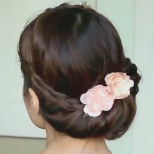 Folded Braided Updo Hairstyles (Photo 17 of 20)