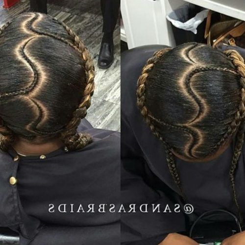 Tight Black Swirling Under Braid Hairstyles (Photo 2 of 20)