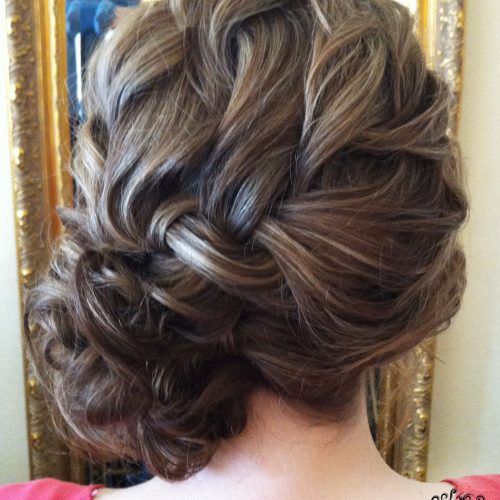 Braided Updo With Curls (Photo 9 of 15)