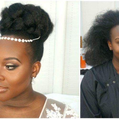 Updo Hairstyles For Natural Black Hair (Photo 6 of 15)