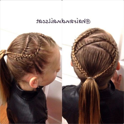Ponytail Braids With Quirky Hair Accessory (Photo 2 of 15)