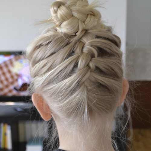 French Braids Into Braided Buns (Photo 9 of 15)