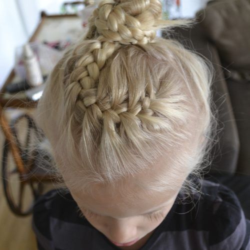 Braided Bun With Two French Braids (Photo 4 of 15)