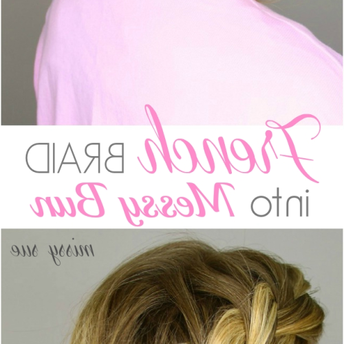 Side Bun With Double Loose Braids (Photo 7 of 15)