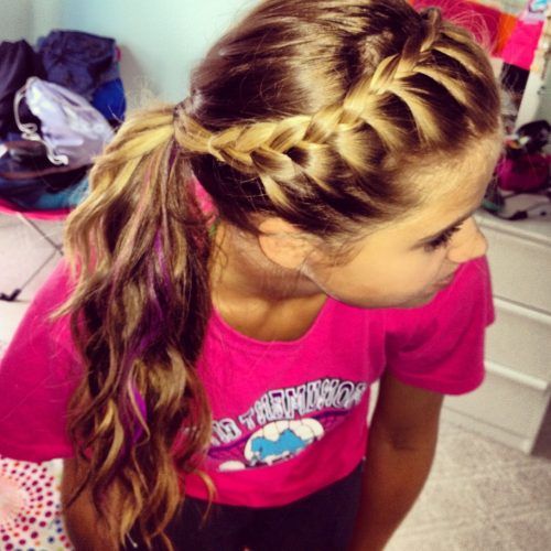 French Braid Hairstyles With Ponytail (Photo 11 of 20)
