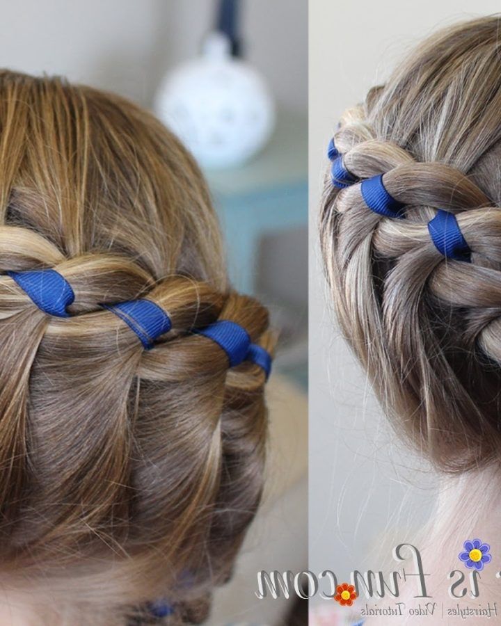 15 Inspirations Braided Ribbon Hairstyles