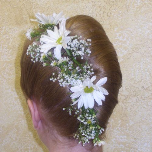 French Twist Wedding Updos With Babys Breath (Photo 11 of 20)