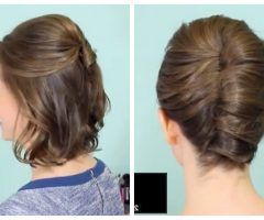 15 Inspirations French Twist Updo Hairstyles for Short Hair